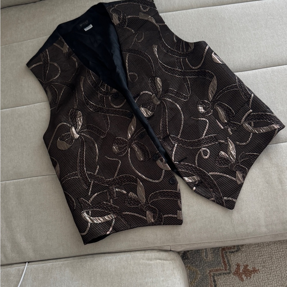 Versace Black and Gold Classic Vest